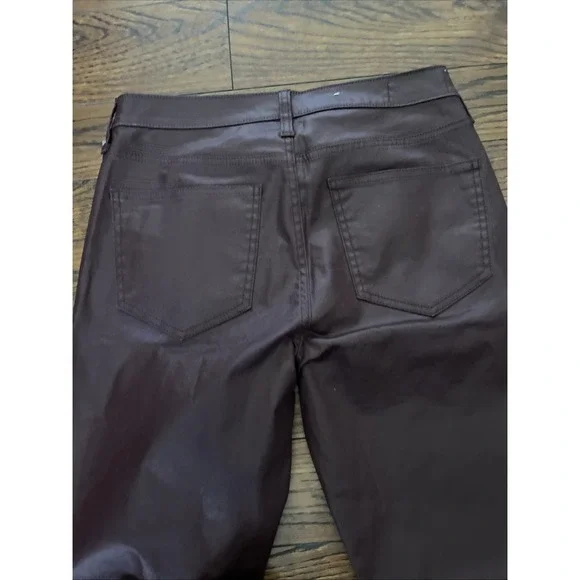 Gap Women's Size 28 / 6 Short Vintage Slim Mid Rise Coated‎ Shiny **Measure 32" - Picture 5 of 9
